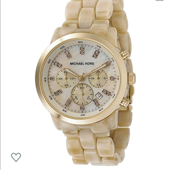 SALE 💕 Micheal Kors MK5271 Horn Watch, Ivory - Picture 1 of 4